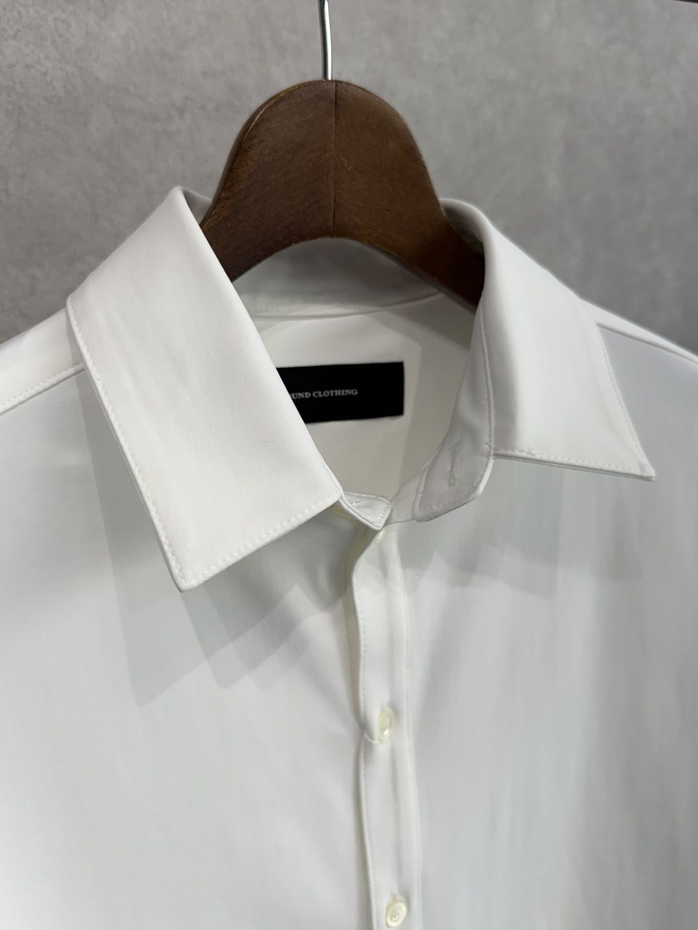 NYLON JACK SHIRTS / RC39-SH-001 / オーバーサイズナイロンシャツ / ホワイト