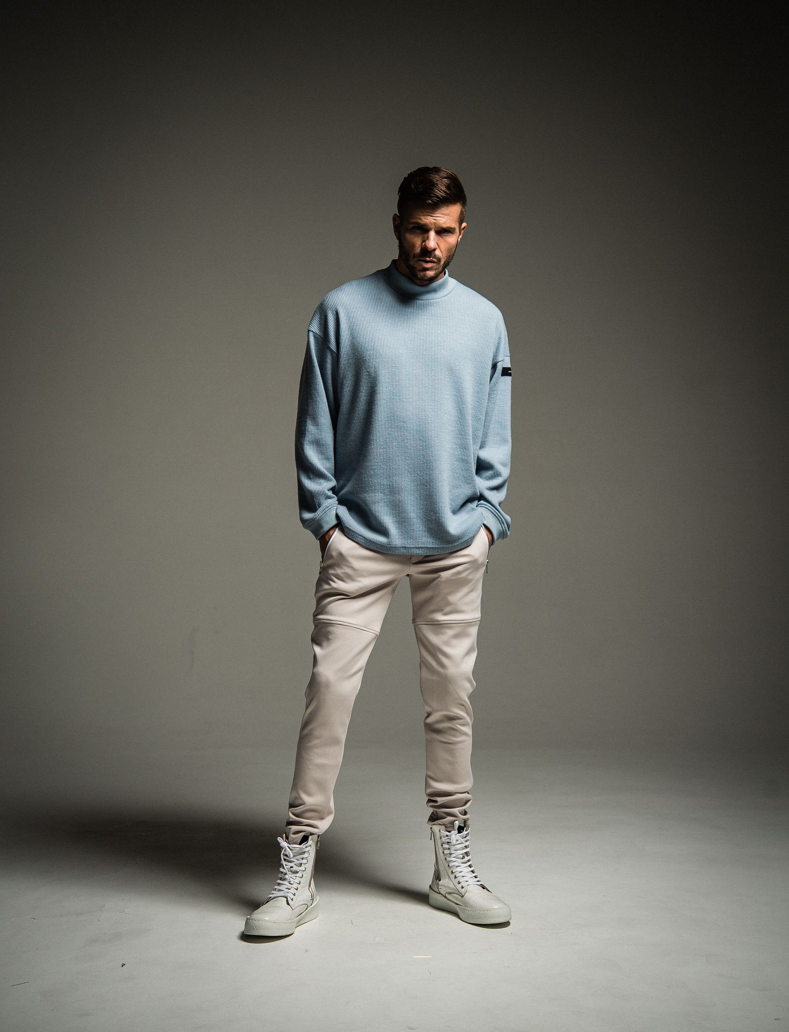 MOCKNECK OVER KNIT / RC22-K-001 / モックネックニット