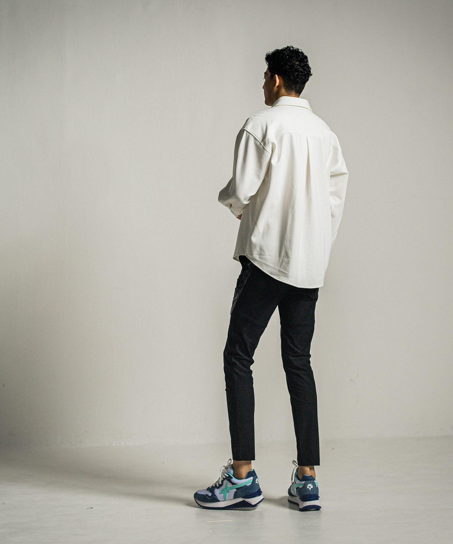 TYLER PANTS / RC34-ST-026H / 裏起毛レザーラインイージーパンツ / ブラック