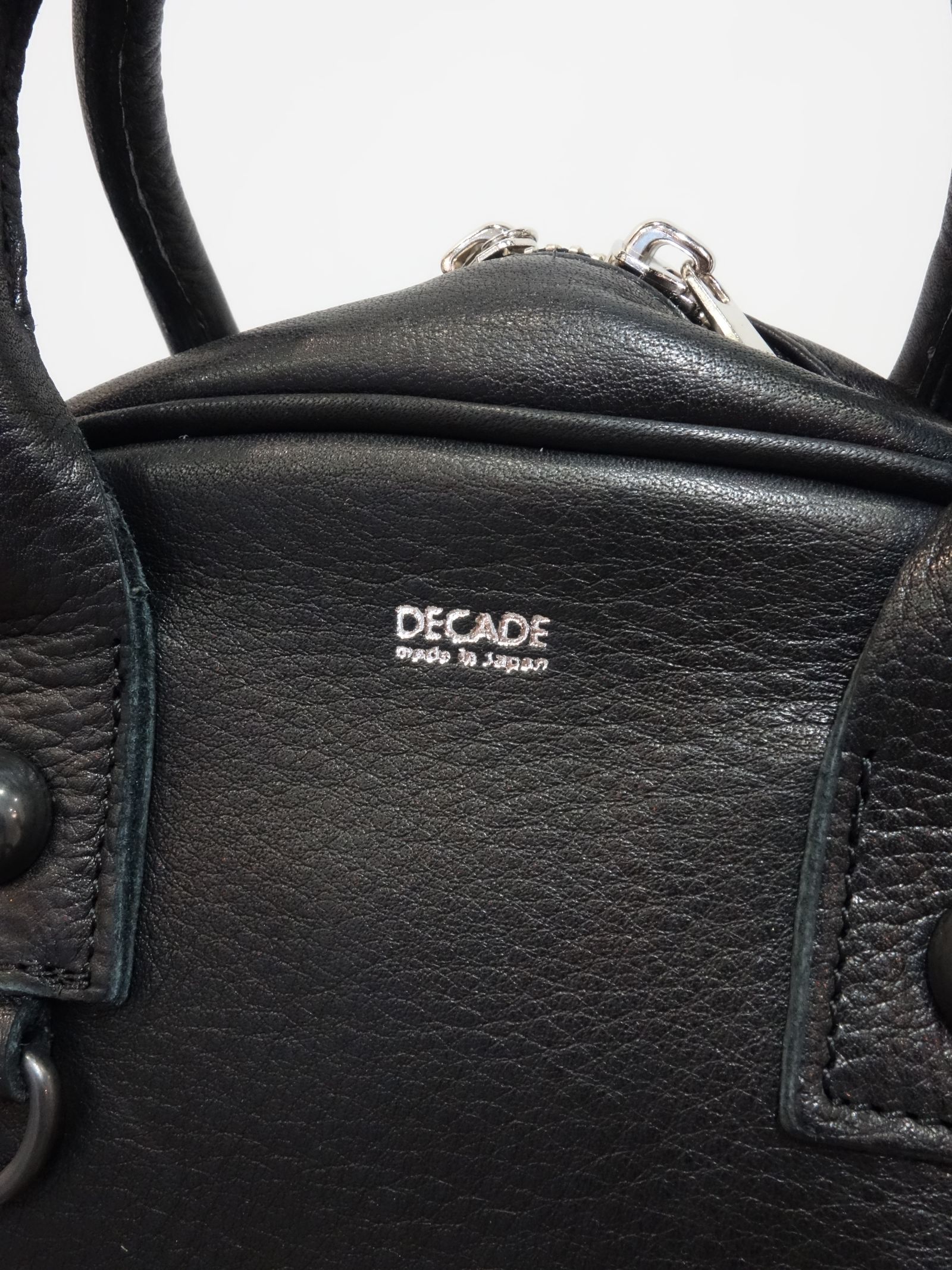 DECADE(ディケイド) / トートバッグ/レザー/ブラック | 中古品の
