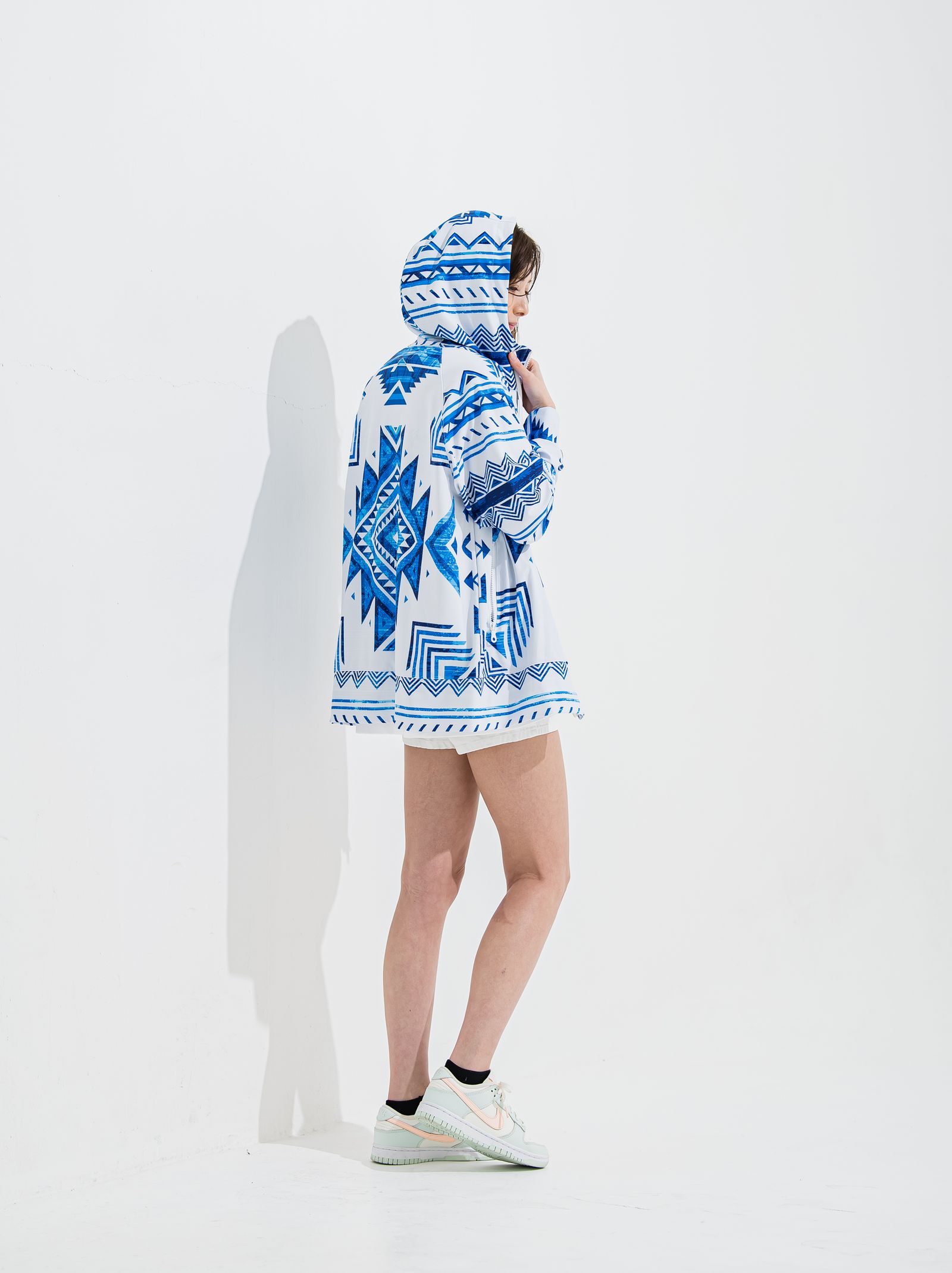 RUSH ZIP HOODIE / OR2-C-002 / ラッシュガードジップパーカー / ネイティヴブルー (6月中旬入荷予定)