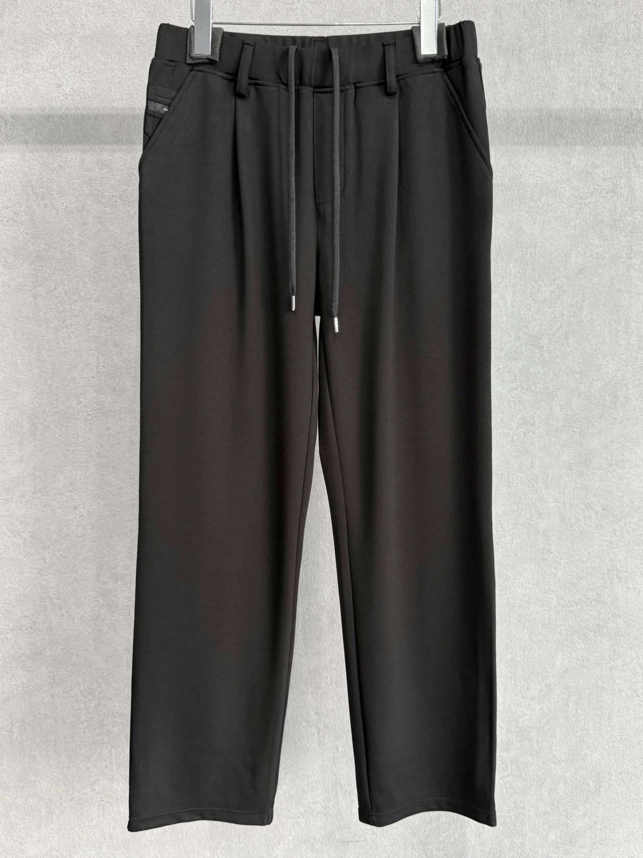 SEMI WIDE TUCK PANTS / RC40-ST-016WT / セミワイドタックパンツ / ダンボールブラック