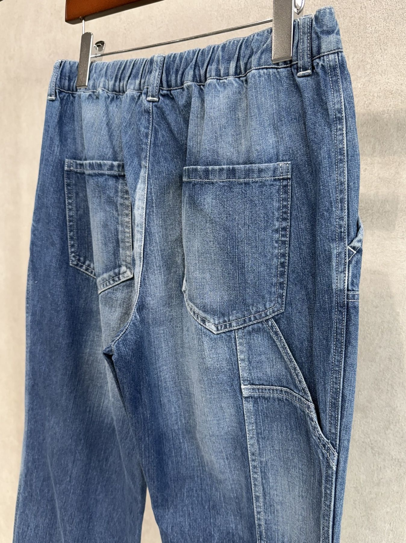 DOUBLE KNEE PT / RC39-ST-041 / ダブルニーワイドデニムパンツ / ライトインディゴ