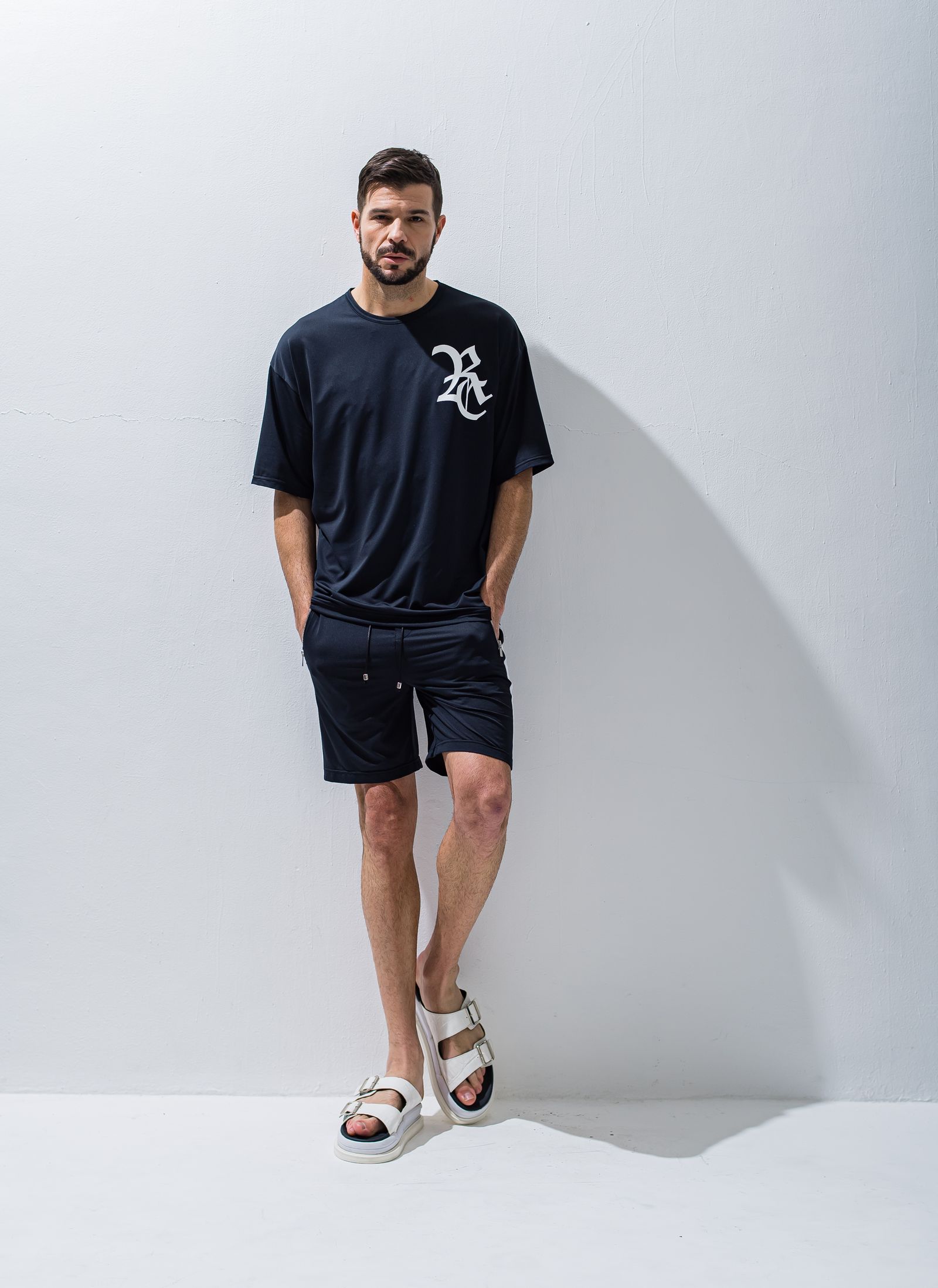 RC ROGO MESH LOOSE TEE / RC28-T-004 / メッシュビッグTシャツ / ブラック※