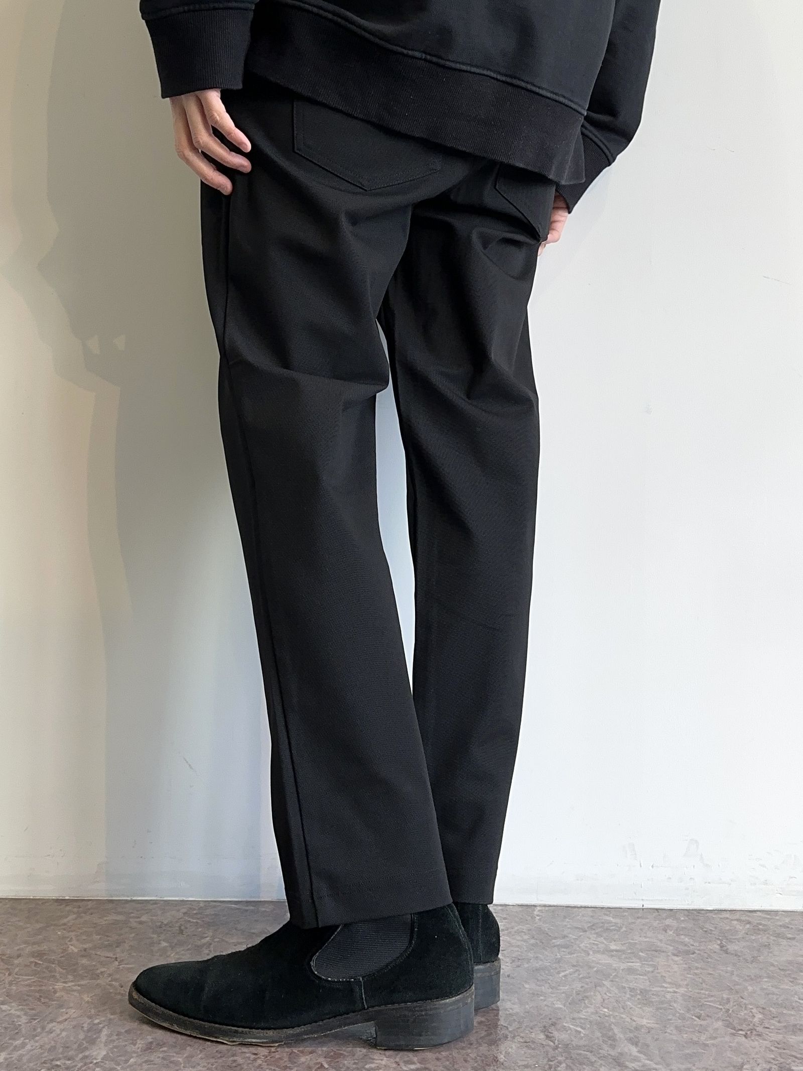 MARTIN 2TUCK PANTS / RC30-ST-035 / 2タックイージーパンツ / ブラック