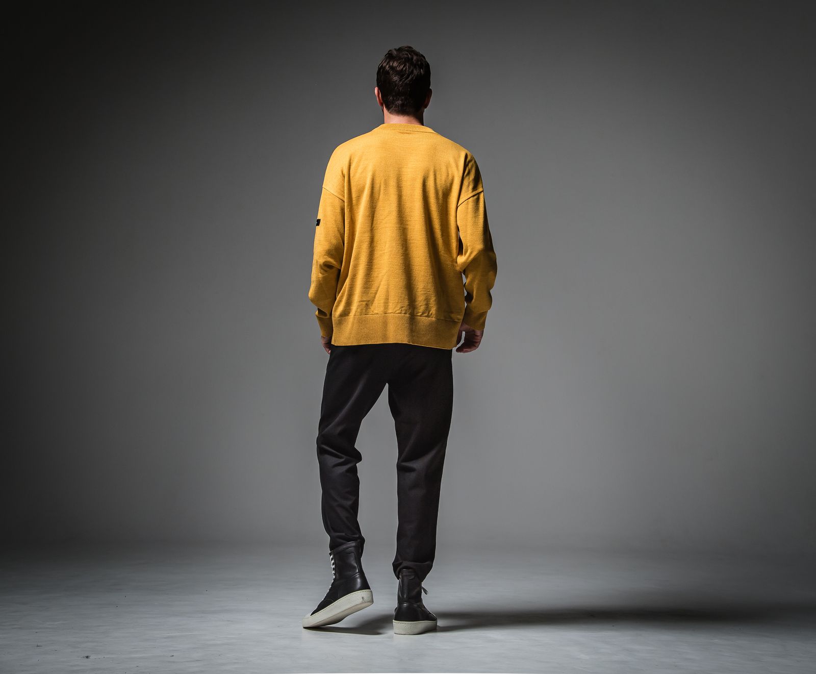 POCKET OVER SWEATER / RC30-K-002 / ポケットルーズニット / キャメル