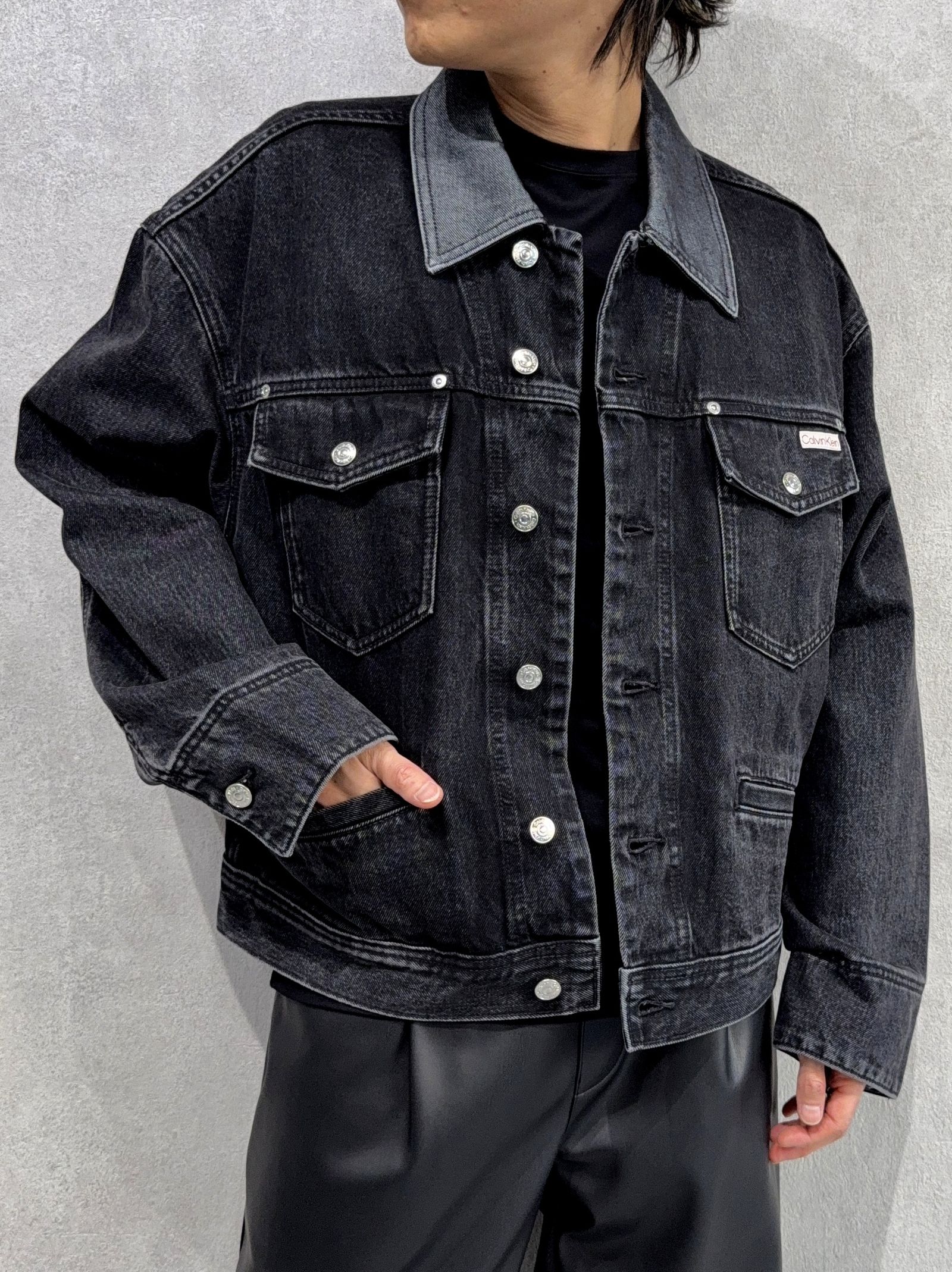 80s アイコントラッカー205ブラックシャインデニムジャケット / 4RD738G / 01H(ブラック)