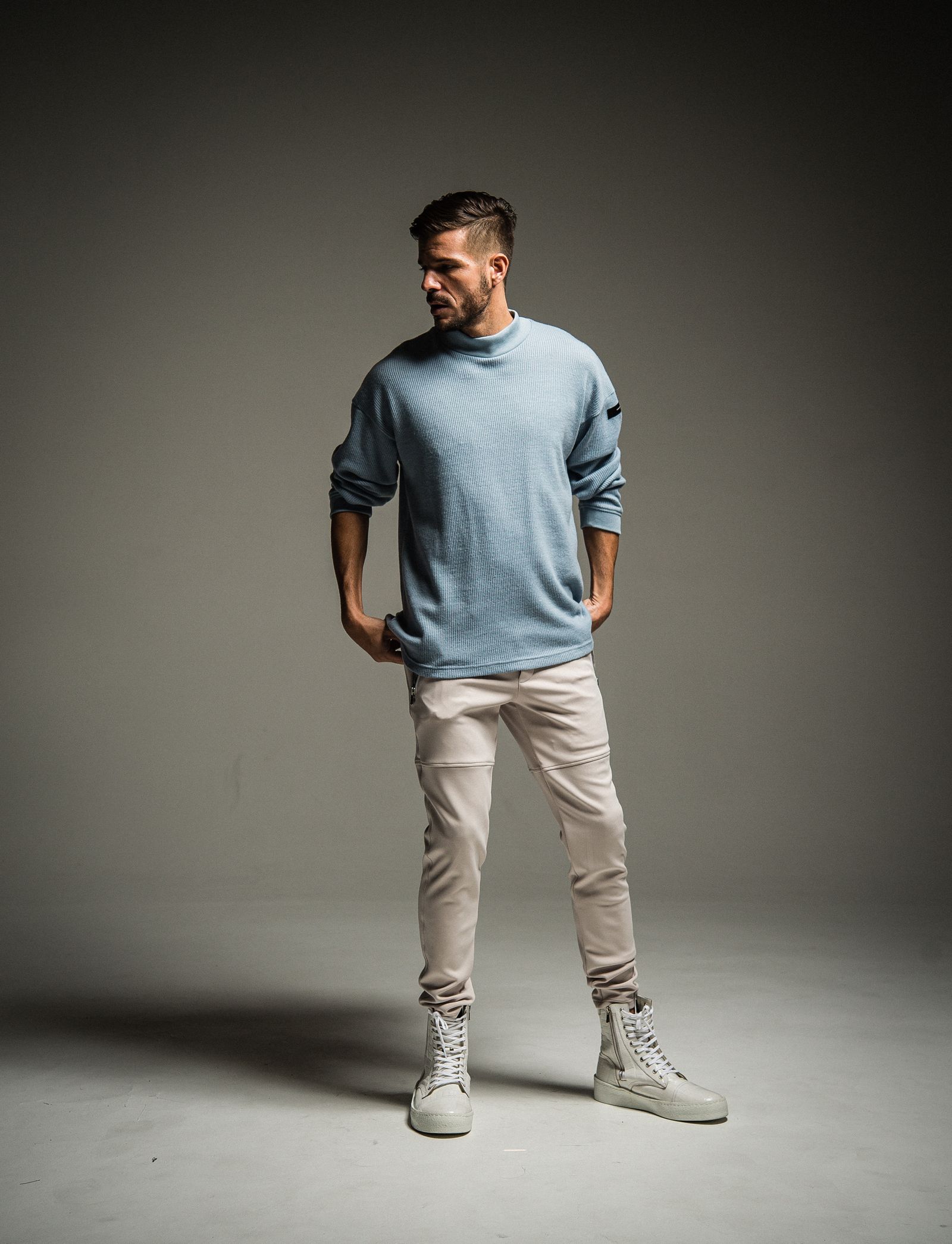 MOCKNECK OVER KNIT / RC22-K-001 / モックネックニット
