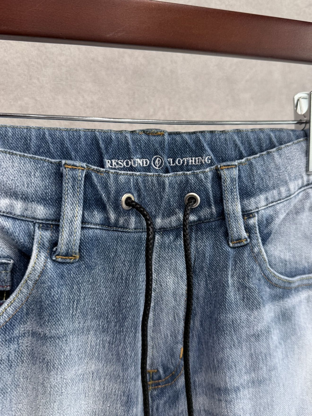 MICK DENIM JERSEY / RC37-ST-020 / デニムジャージテーパードパンツ / ライトインディゴ