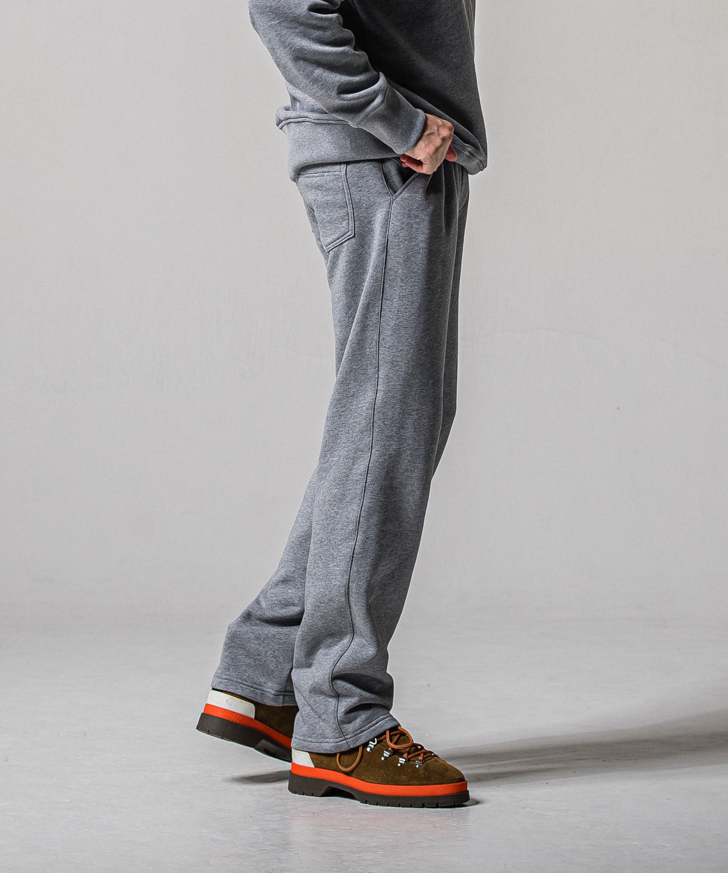 HF URAKE WIDE TUCK PANTS / RC39-ST-016WT / 高機能スウェットワイドタックパンツ / グレー (1月中旬入荷予定)