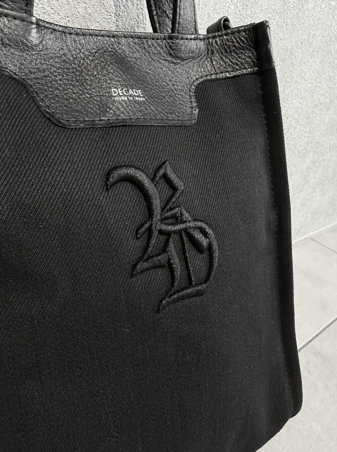 DENIM MINI TOTE BAG / RC41-BAG-001RD / デニムミニトートショルダーバッグ / ブラック