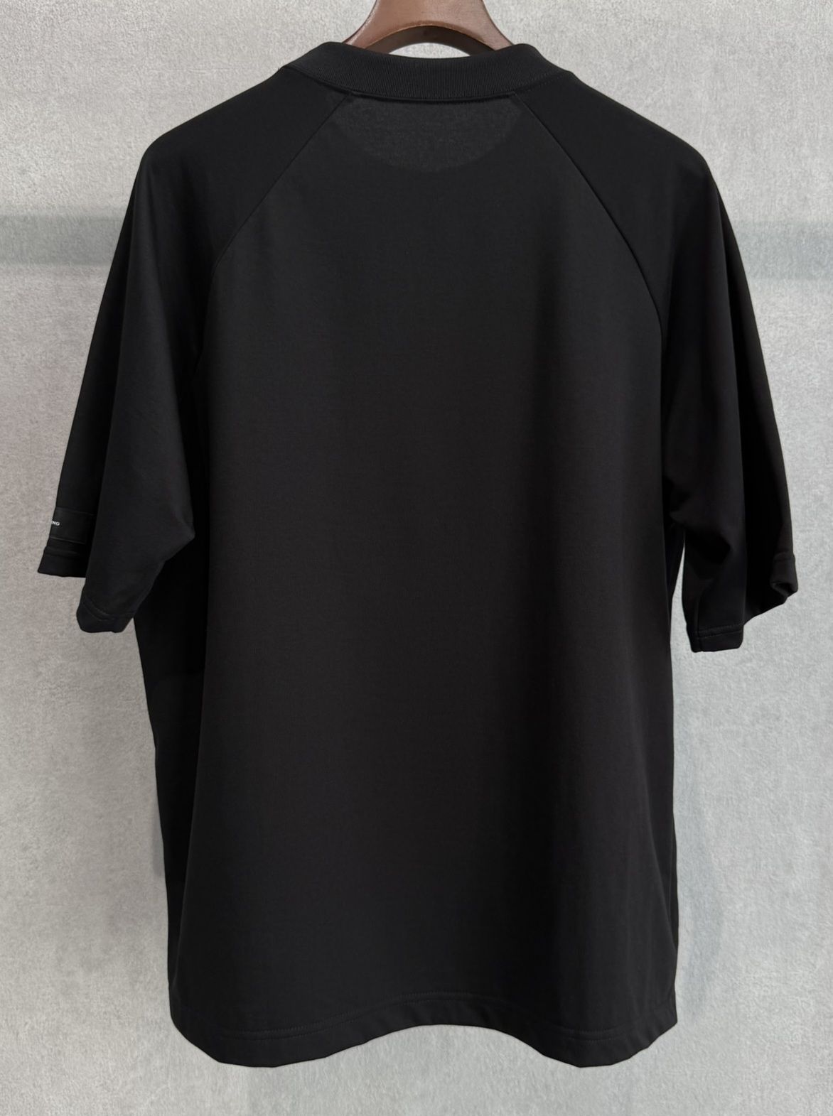 COLLEGE RAGLAN OVER TEE / RC39-T-002 / カレッジロゴラグランビッグTシャツ / ブラック