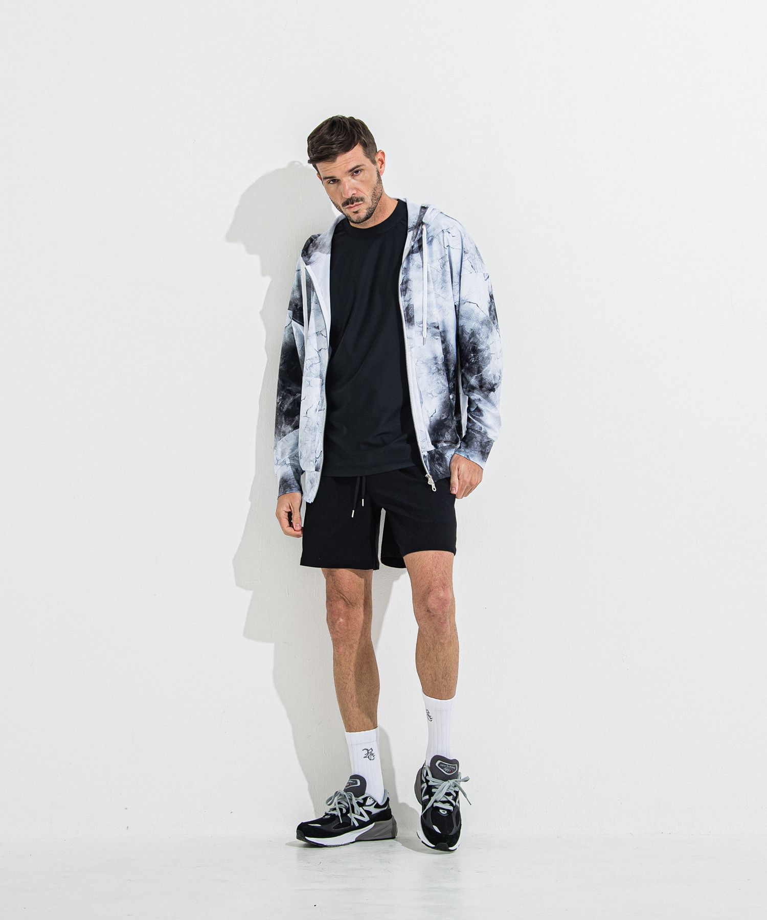 TV NYLON SHORTS / RC36-HP-004 / リラックスナイロンショーツ / ブラック