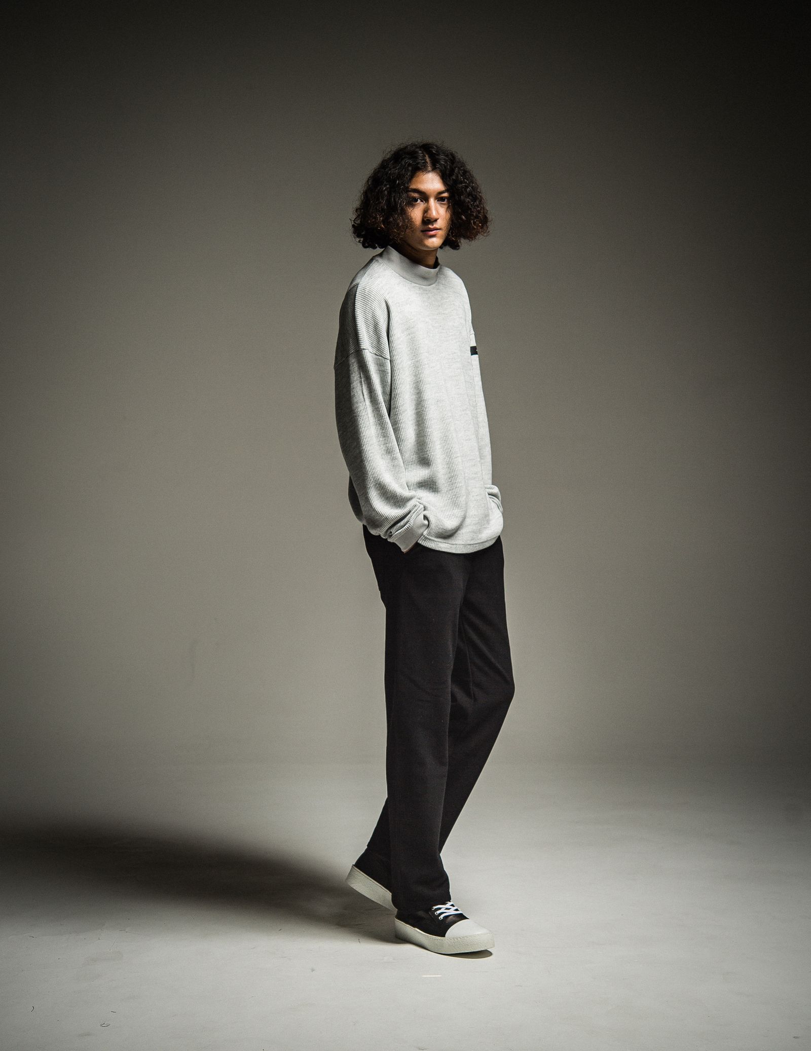 MOCKNECK OVER KNIT / RC22-K-001 / モックネックニット