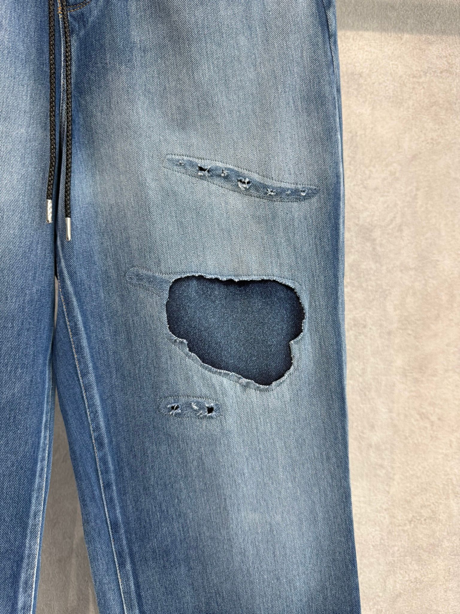 KING DENIM JERSEY / RC38-ST-005 / デニムジャージバギーワイドパンツ / インディゴクラッシュ