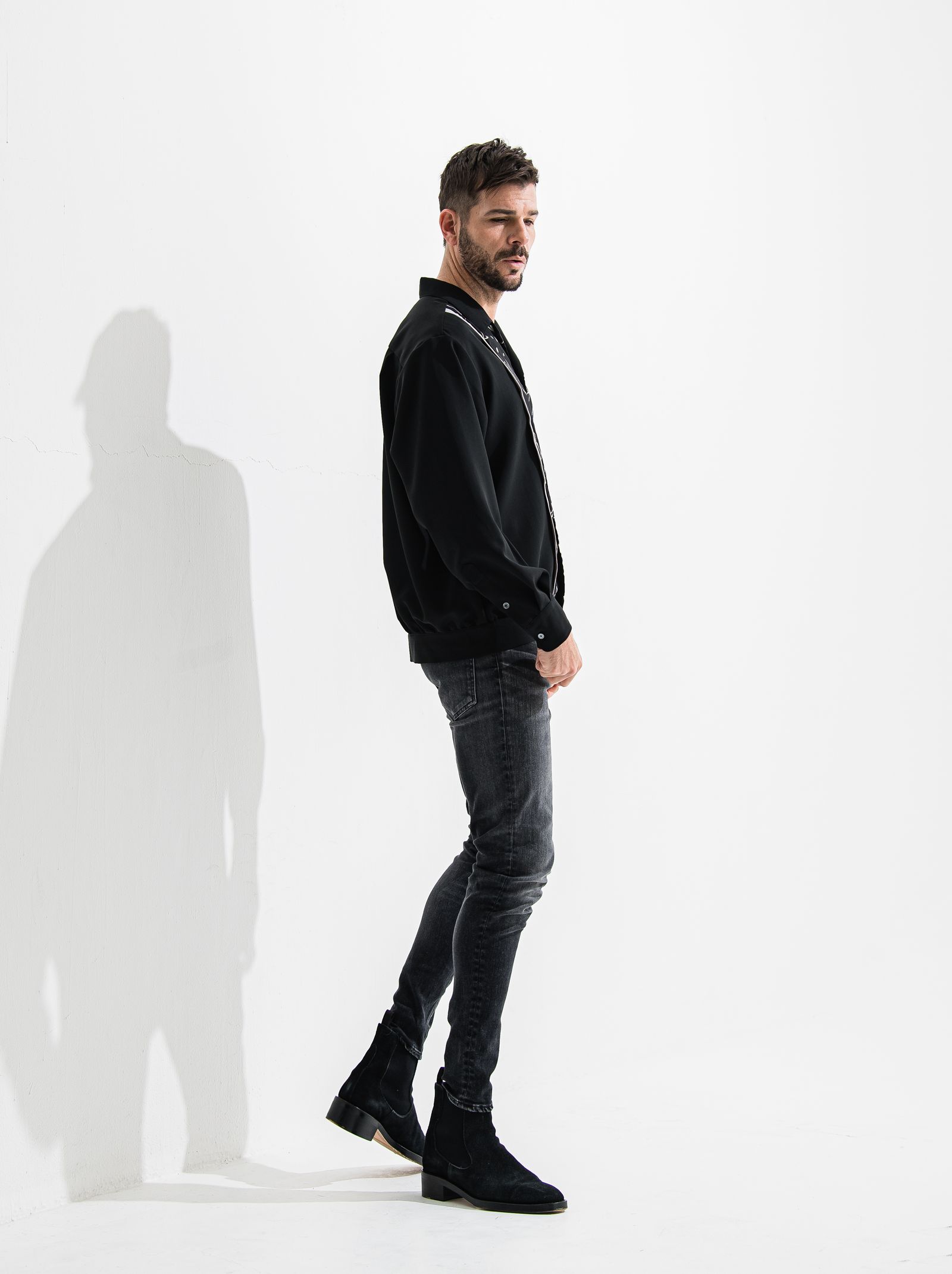 OR SKINNY JEANS / OR2-SK-002 / スキニーデニム / ブラックユーズド (7月中旬入荷予定)