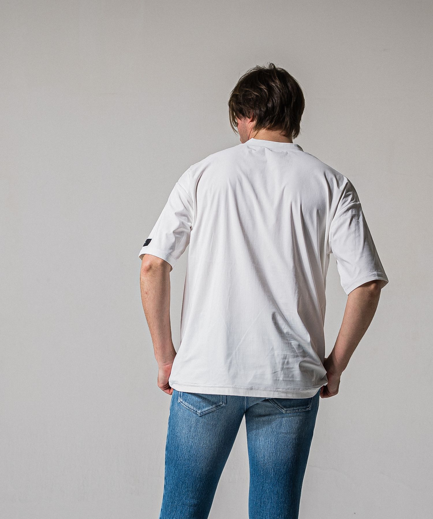 SIDE RC OVER TEE / RC39-T-004 / サイドロゴナイロンビッグTシャツ / ホワイト (4月上旬入荷予定)