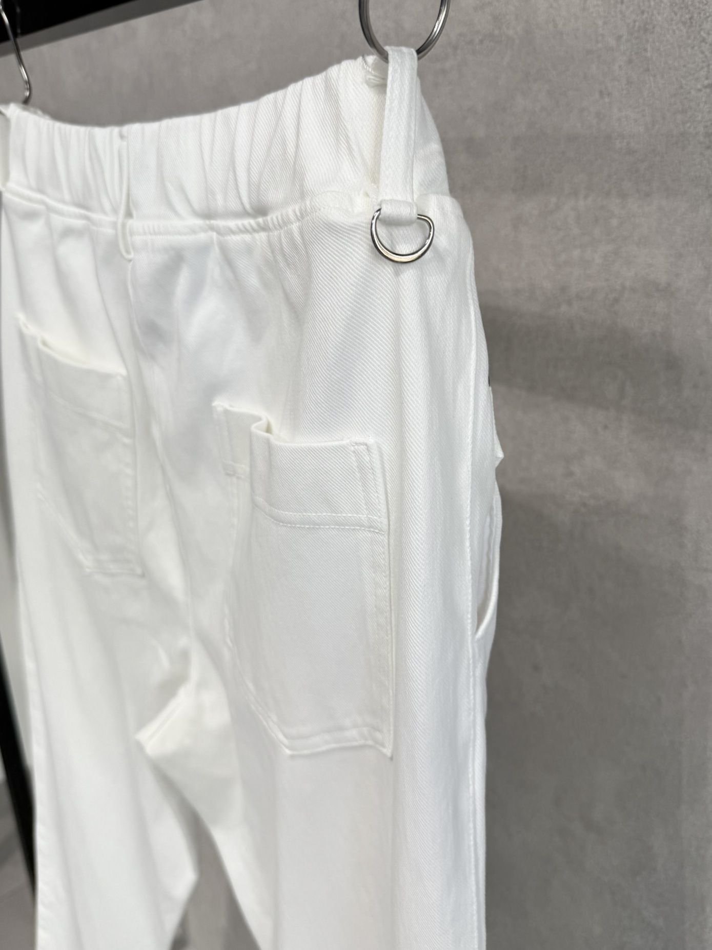 DENIM JERSEY WIDE PT / RC36-ST-016WTD / ライトオンスデニムジャージワイドパンツ / ホワイト