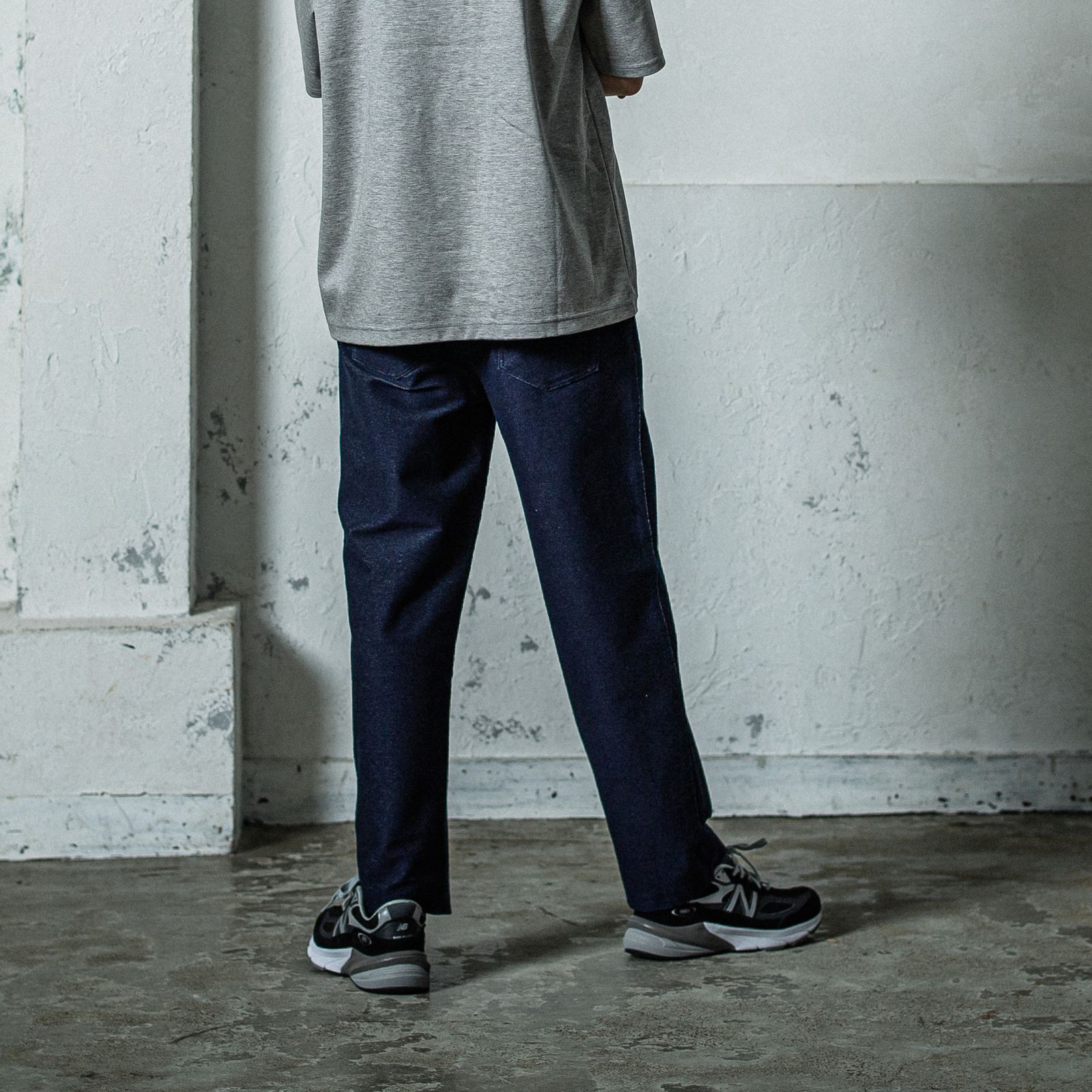 EX DENIM JERSEY WIDE PT / RC35-ST-016WTD / デニムジャージワイドパンツ / インディゴワンウォッシュ