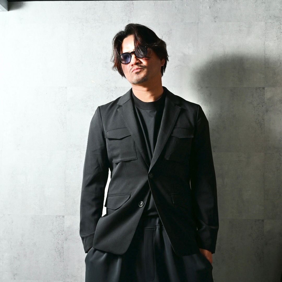 PS-65 JACKET / DP1-JK-002 / ミリタリーテーラードジャケット / ブラック (2月中旬入荷予定)
