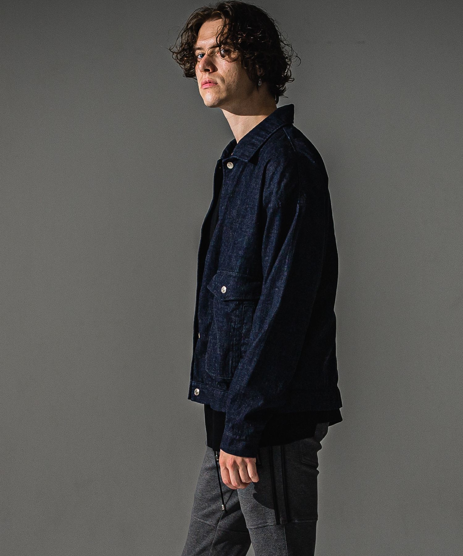 LDENIM AG FLIGHT JACKET / RC41-JK-001 / デニムフライトジャケット / インディゴワンウォッシュ (8月中旬入荷予定)