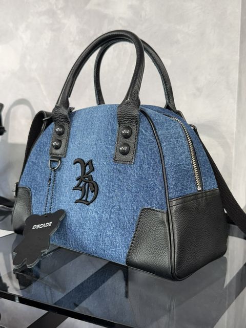 DENIM MINI BOSTON BAG / RC40-BAG-002RD / デニムミニボストンショルダーバッグ / デニム (5月中旬入荷予定)