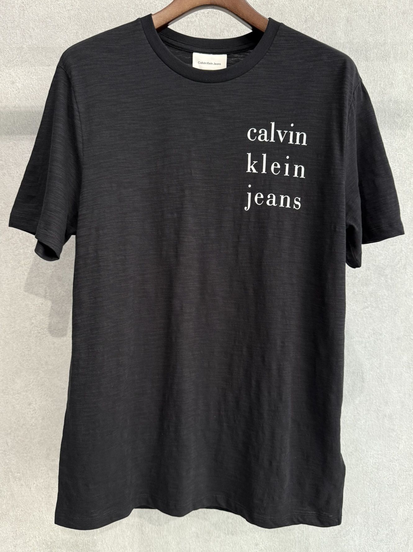 【 】CK Jeans シルクリブスリムTシャツ◆送料無料◆ 2点以上でさらに10%OFF】Tシャツ - シルクリブスリムTシャツ