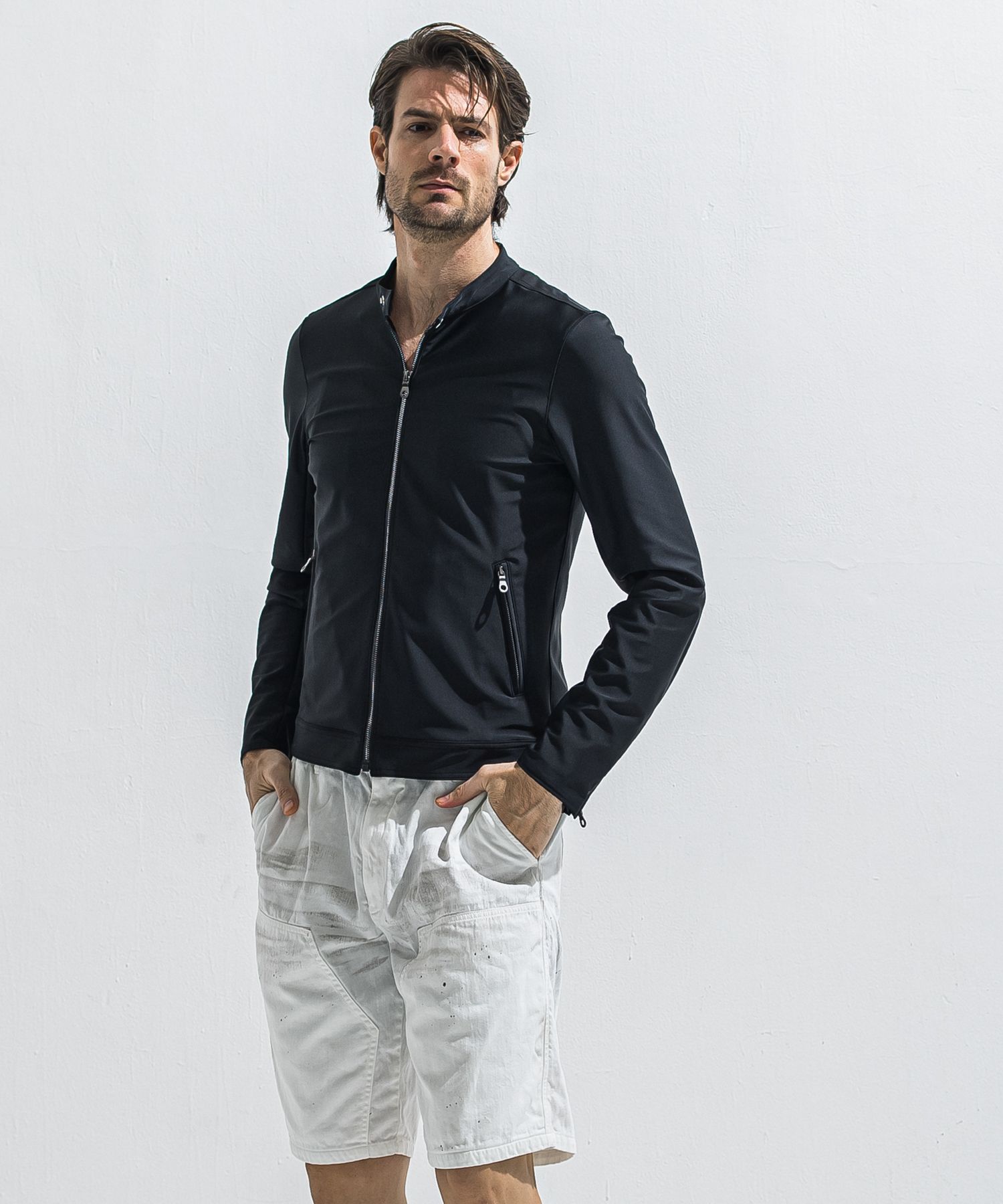 RUSH SB RIDERS / RC40-JK-001 / ラッシュガードシングルライダース / ブラック (5月下旬入荷予定)