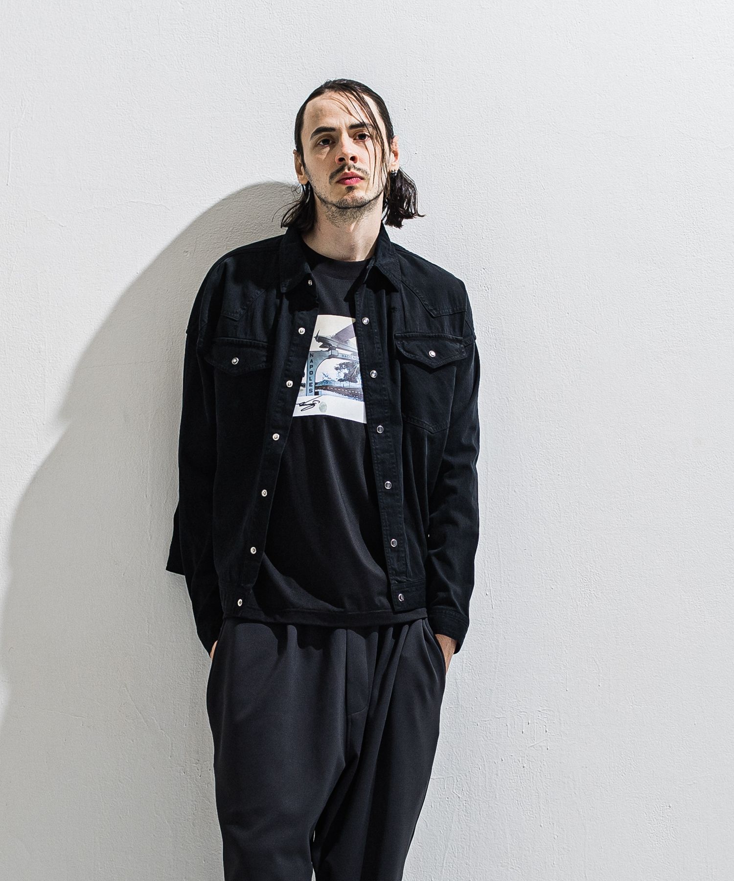 WESTAN JK / DP1-JK-004 / ウエスタンシャツジャケット / ブラック (3月中旬入荷予定)