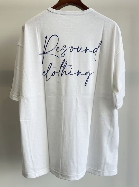 BD ICON LOOSE TEE / RC31-T-002 / バックプリントビッグTシャツ / ホワイト