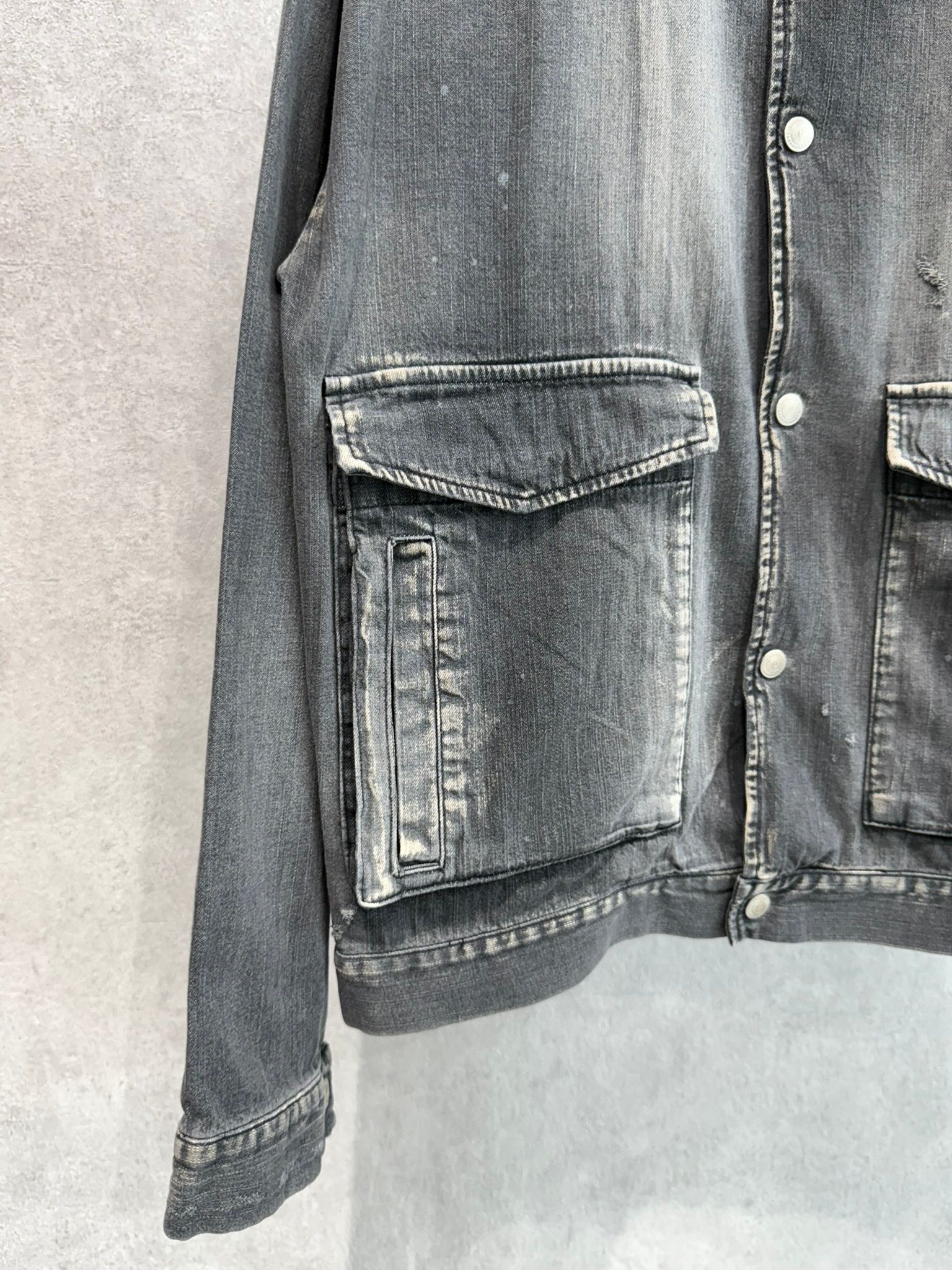 LDENIM AG FLIGHT JACKET / RC37-JK-001 / デニムフライトジャケット / ブラックユーズド