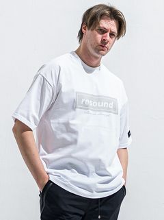BOX OVER TEE / RC40-T-007 / ボックスロゴビッグTシャツ / ホワイト×グレー (5月中旬入荷予定)