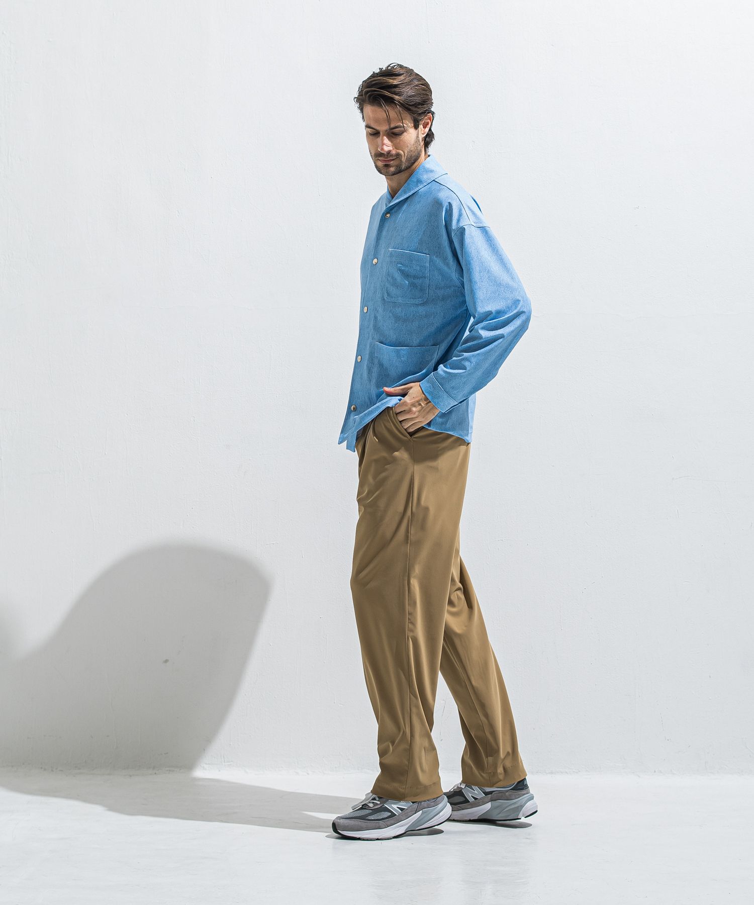 BEN PANTS / RC40-ST-038 / スーパーワイドパンツ / ブラウン (5月中旬入荷予定)