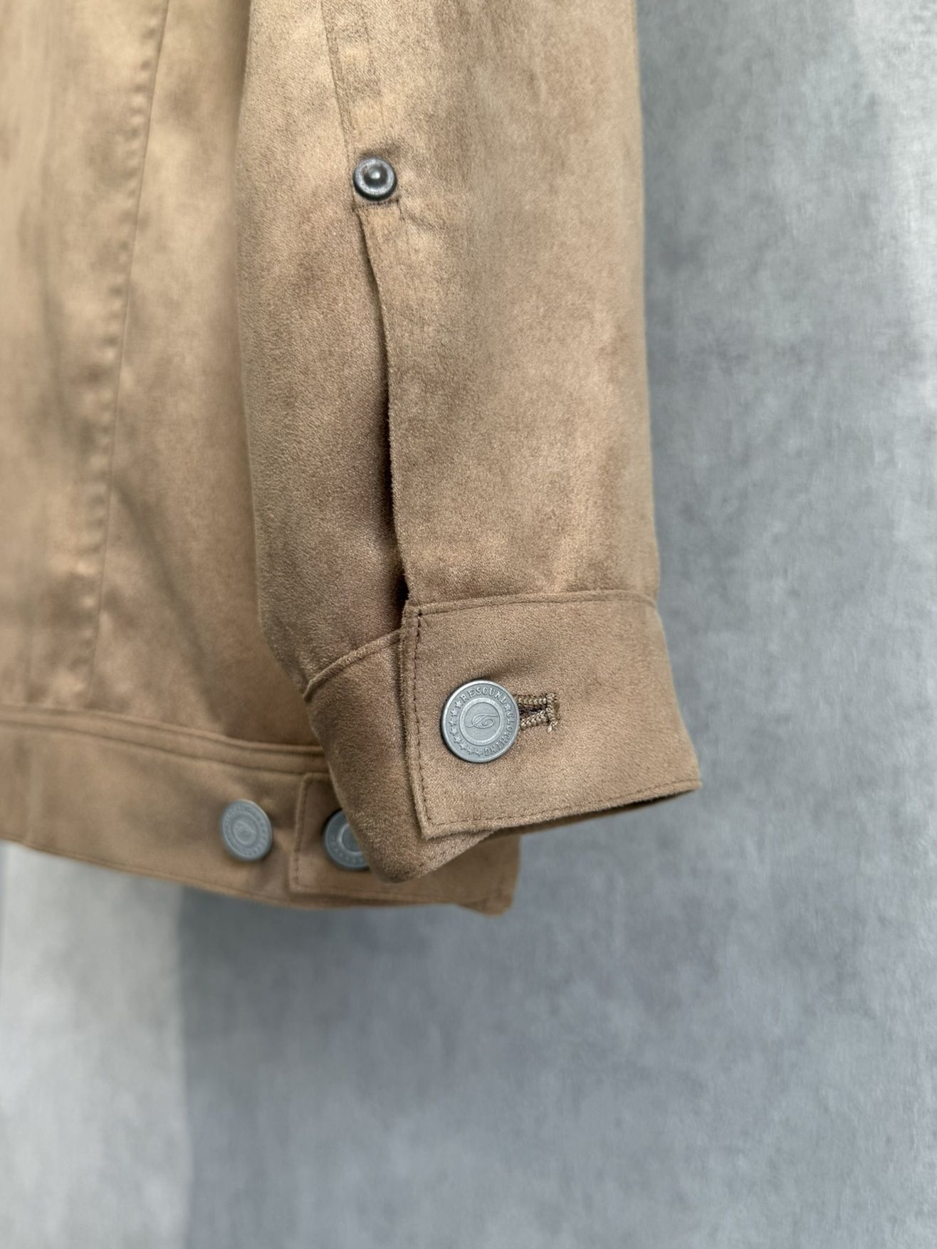 LEATHER OVER 2ND G / RC37-JK-005 / スエードエコレザー2ND型Gジャン / ベージュ