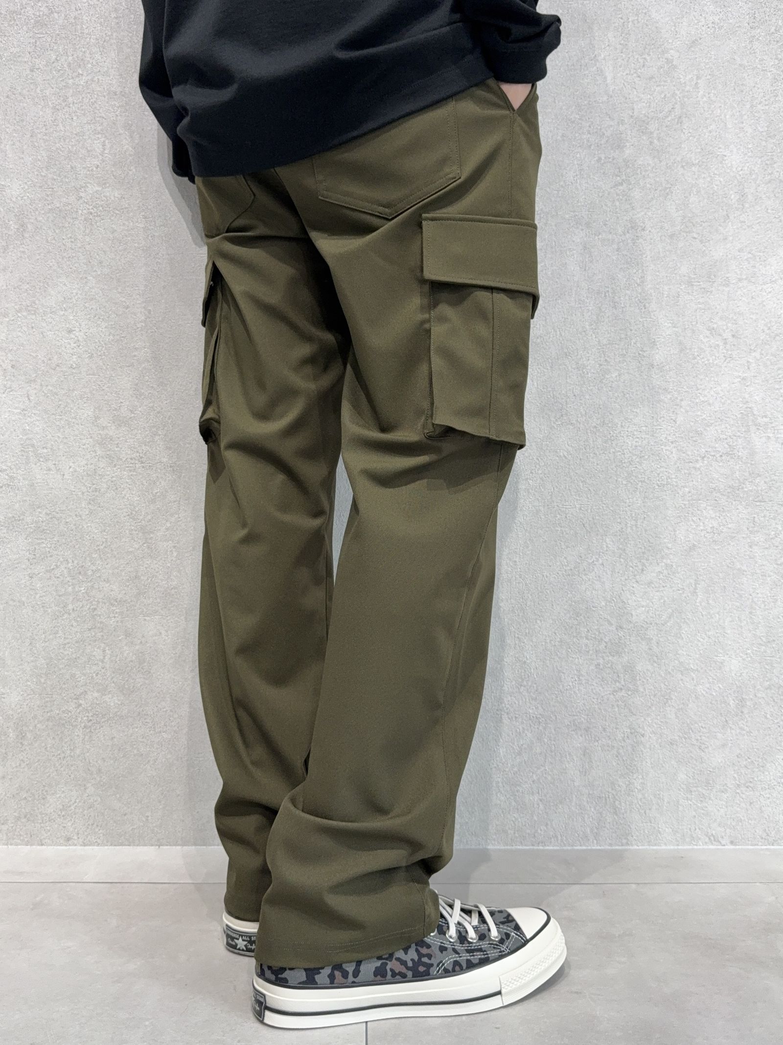 HEAD CARGO / RC41-ST-043 / カーゴセミワイドタックパンツ / カーキ