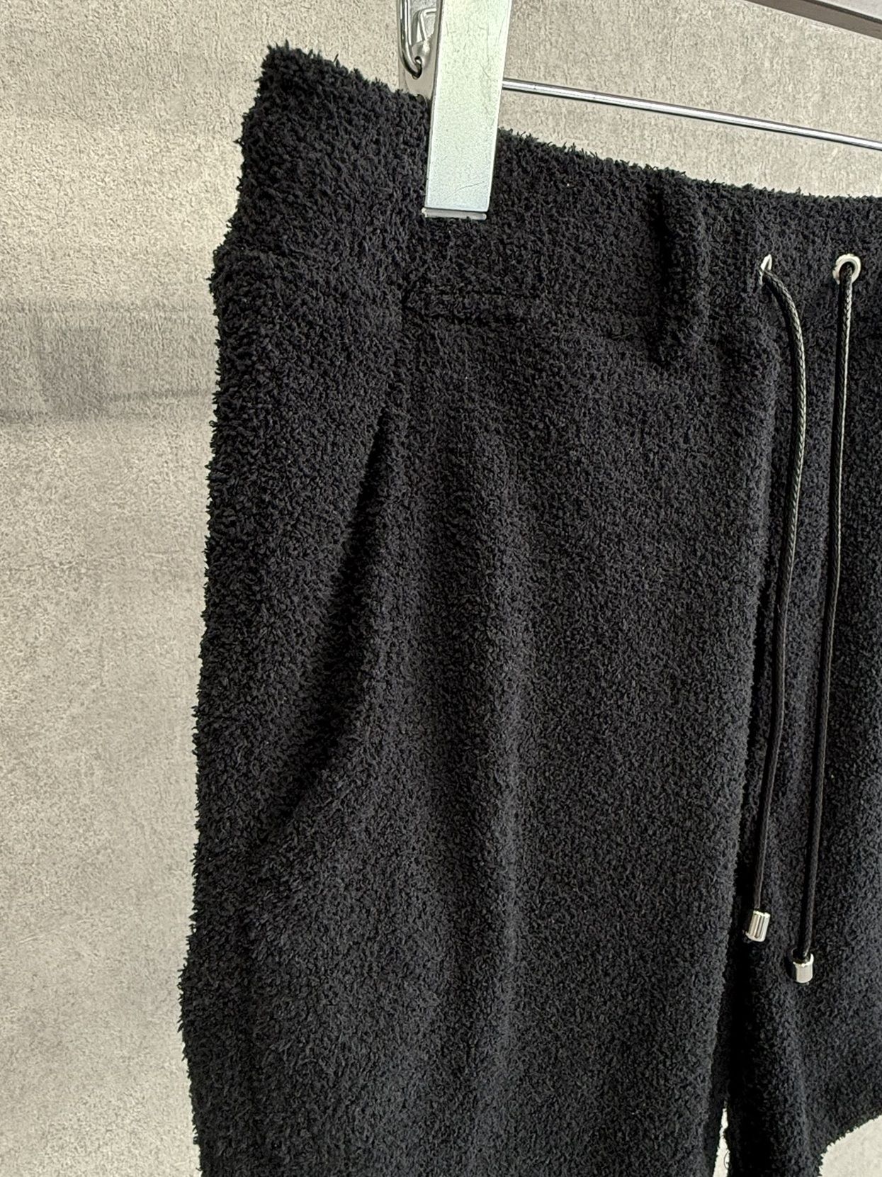 MOLE YARN PILE HALF PT / RC35-HP-003 / モールパイルハーフパンツ / ブラック