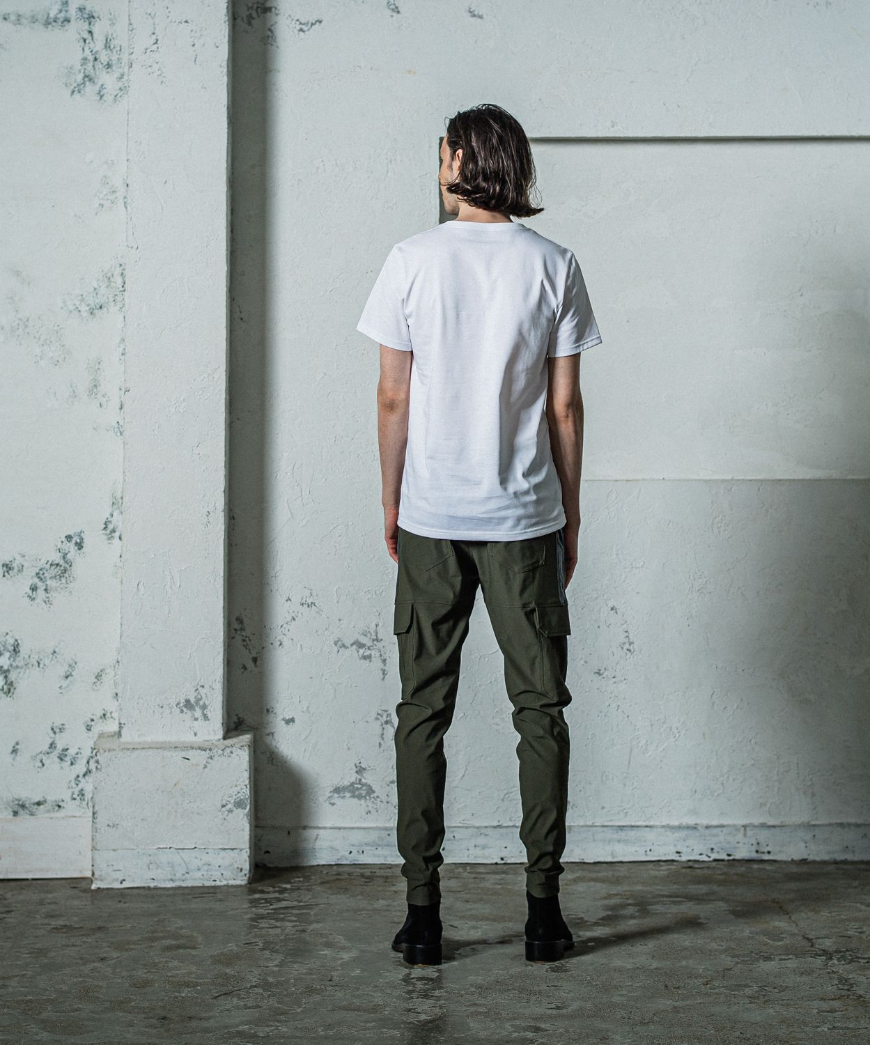 NSNF BASIC TEE / RC35-T-003 / メッセージロゴジャストTシャツ / ホワイト