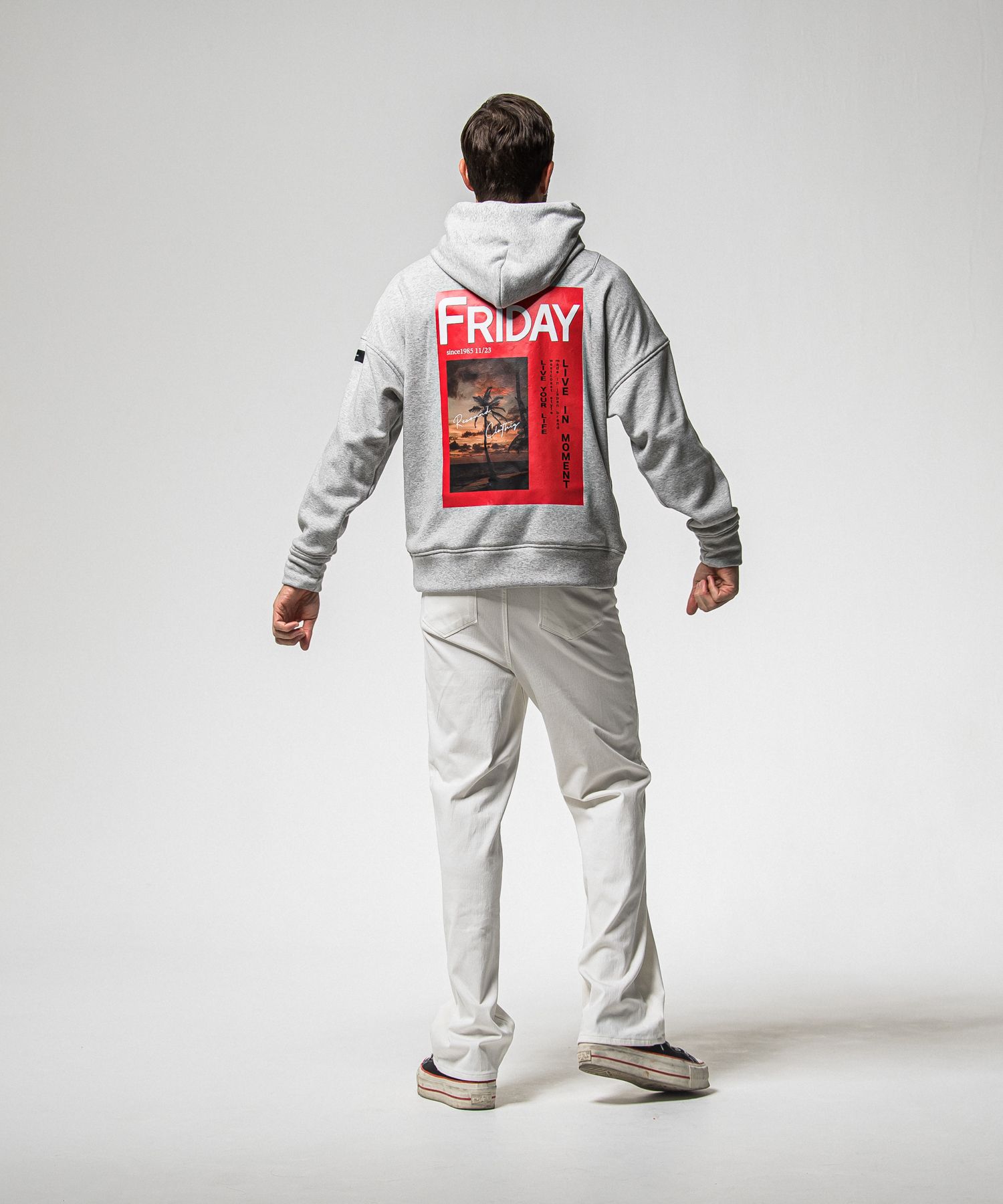 KING DENIM JERSEY / BASIC-ST-005 / デニムジャージバギーワイドパンツ / ホワイト (12月中旬入荷予定)