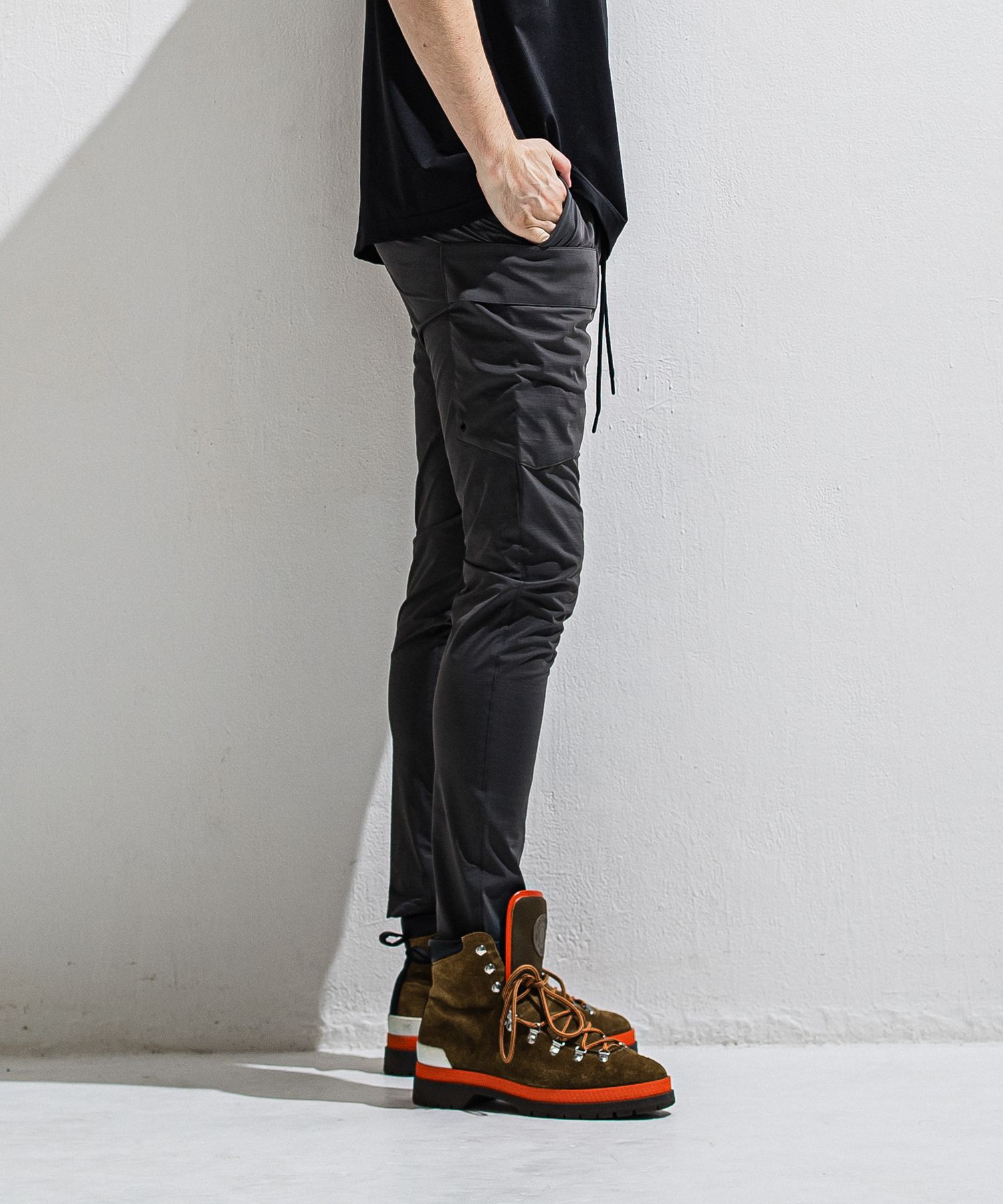 GR PT / DP1-ST-004 / ナイロンギアカーゴパンツ / チャコール (3月中旬入荷予定)