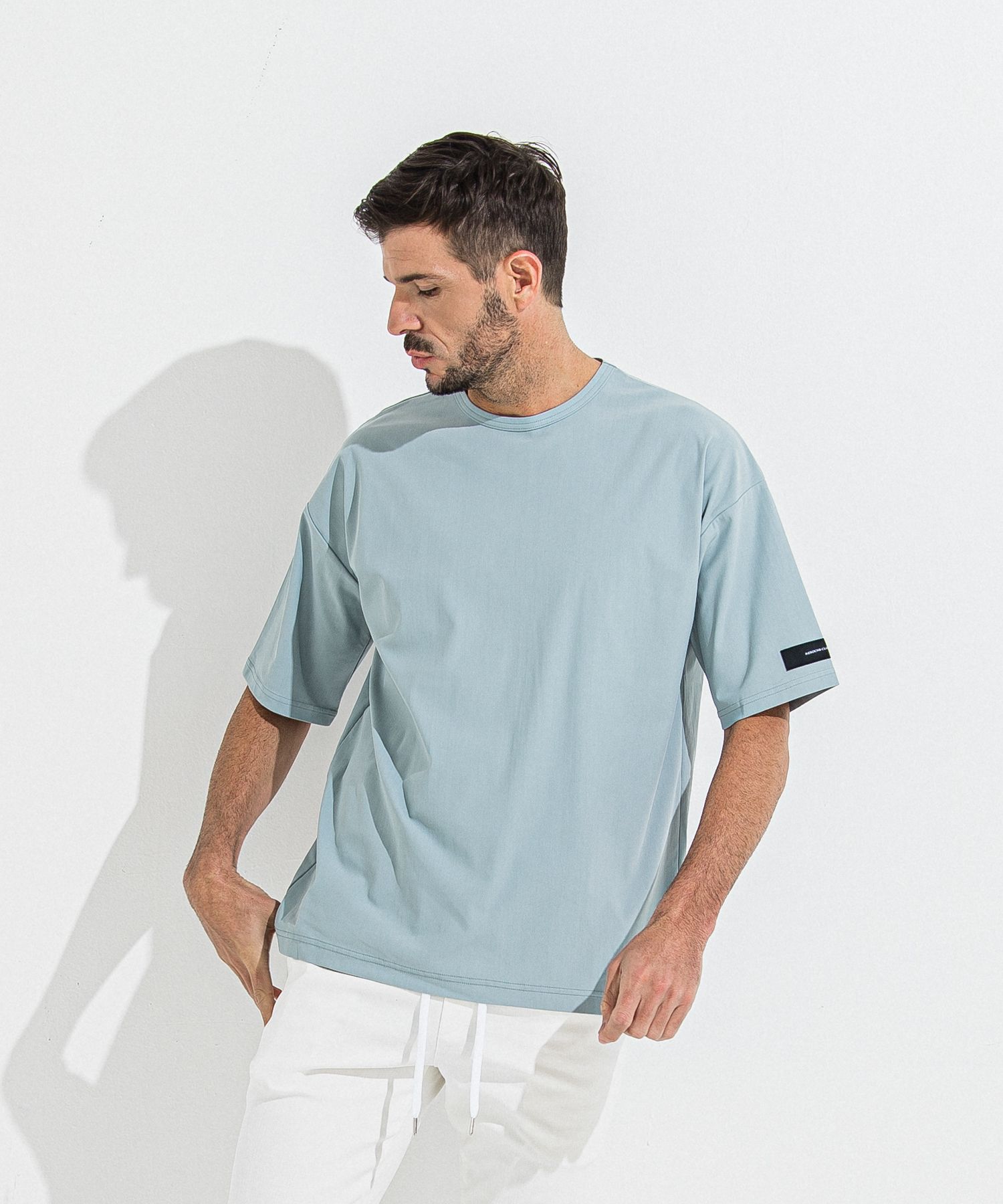 NYLON OVER T / RC36-T-003 / ナイロンビッグTシャツ / アクア