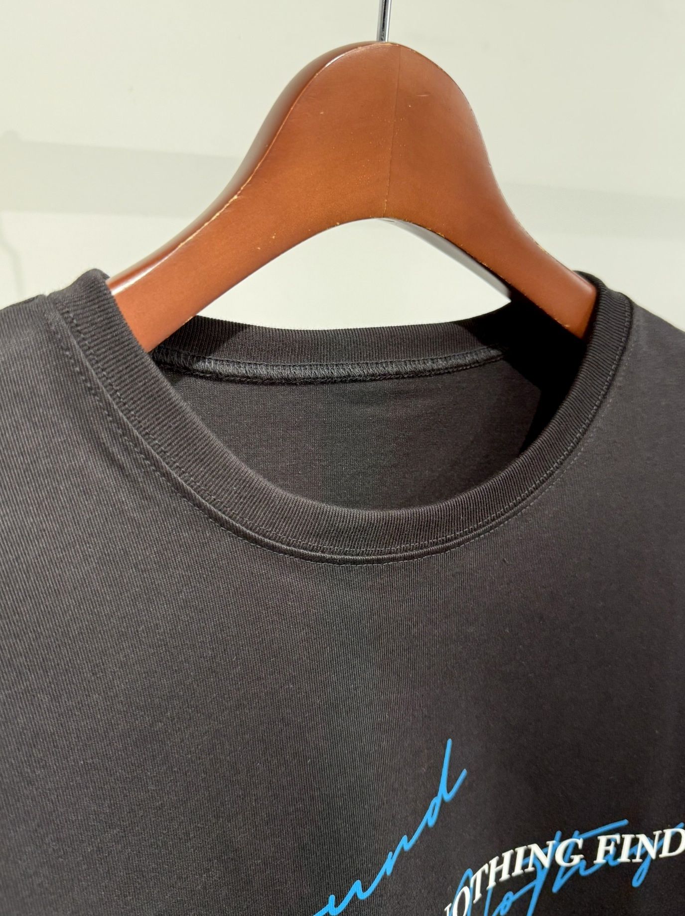 NSNF LONGSLEEVE TEE / RC35-T-009 / メッセージロゴ長袖Tシャツ / ブラック