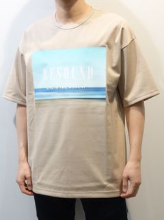 WEST BEACH PHOTO LOOSE TEE / RC23-T-002 / フォトプリントビッグTシャツ