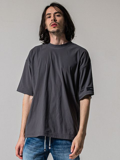 SIDE RC OVER TEE / RC39-T-004 / サイドロゴナイロンビッグTシャツ / グレー (4月上旬入荷予定)