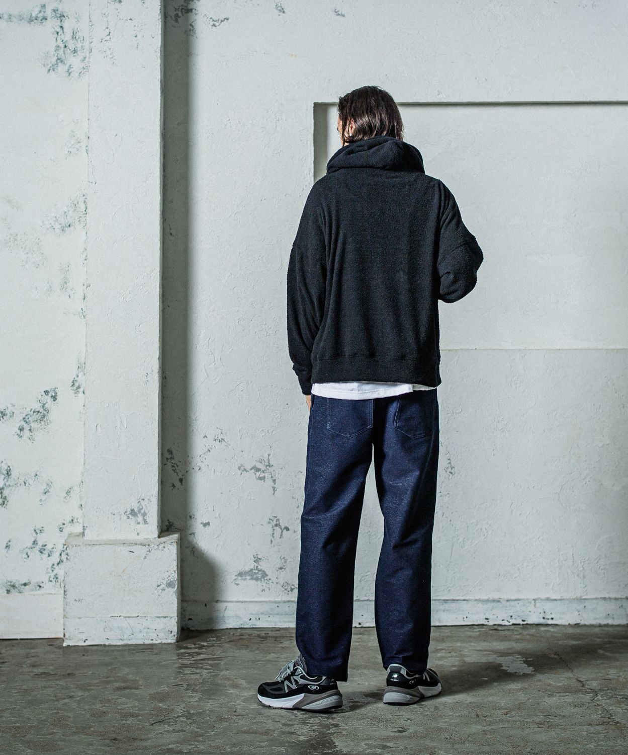 EX DENIM JERSEY WIDE PT / RC35-ST-016WTD / デニムジャージワイドパンツ / インディゴワンウォッシュ