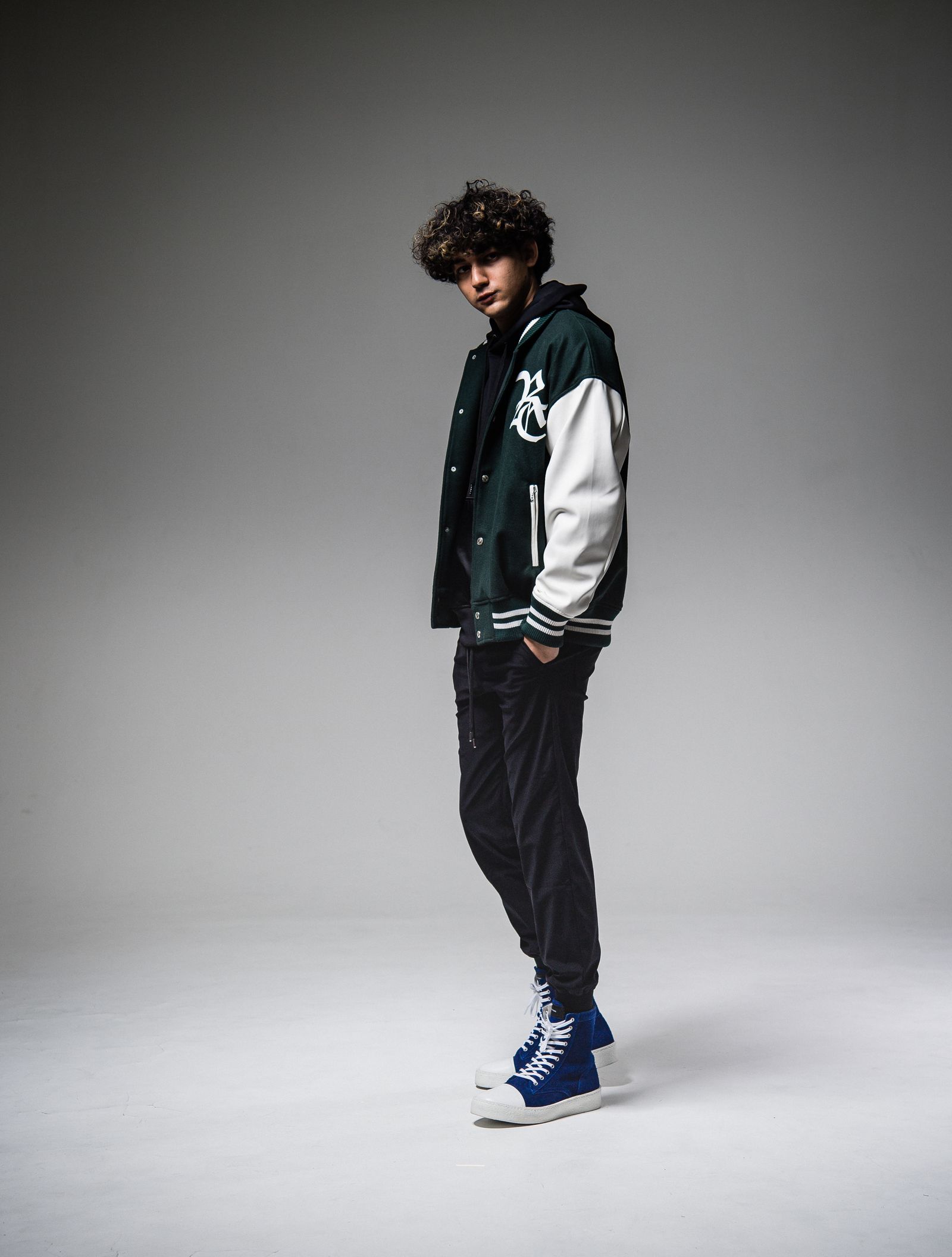 BILLIE NYLON PANTS / RC25-ST-028 / ナイロンリブパンツ / ブラック