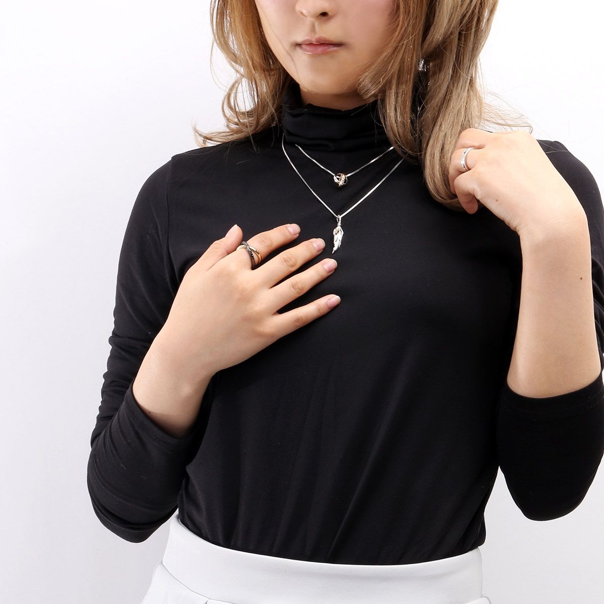 インターセクトペンダント / VLP134WG-CZ / ネックレス