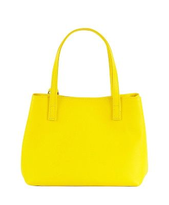 LADIN 黄色 トートバッグ 付属ポーチ付き