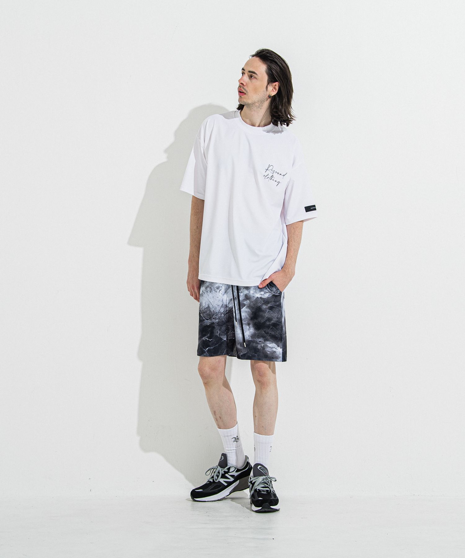 ID RUSH OVER T / RC36-T-011 / バックロゴラッシュガードビッグTシャツ / ホワイト