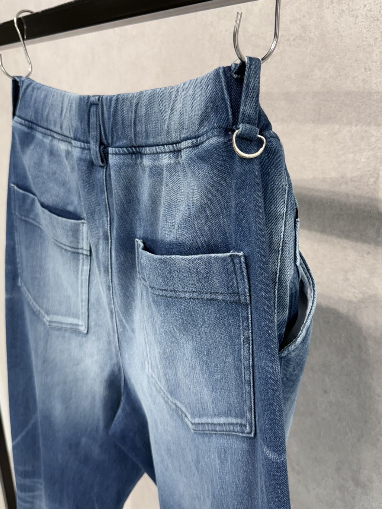 DENIM JERSEY WIDE PT / RC36-ST-016WTD / ライトオンスデニムジャージワイドパンツ / ダークインディゴ