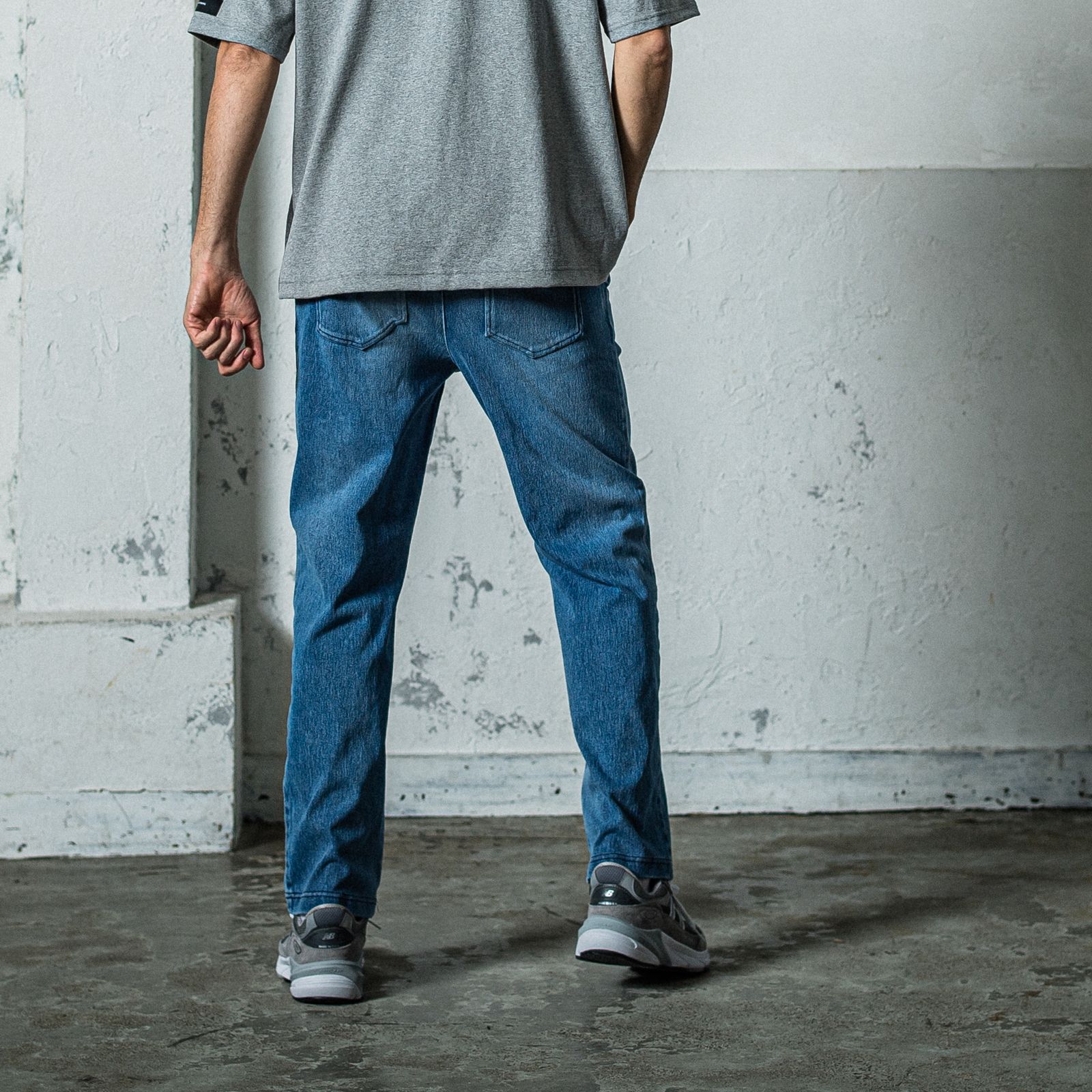 EX DENIM JERSEY WIDE PT / RC35-ST-016WTD / デニムジャージワイドパンツ / ライトインディゴ